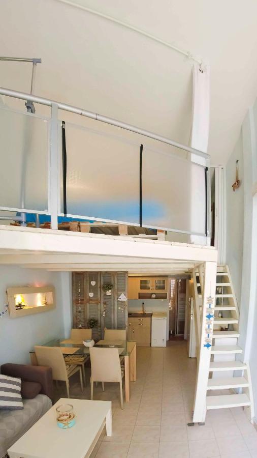 Modern Apartment 100M. From The Sea Skála Foúrkas المظهر الخارجي الصورة