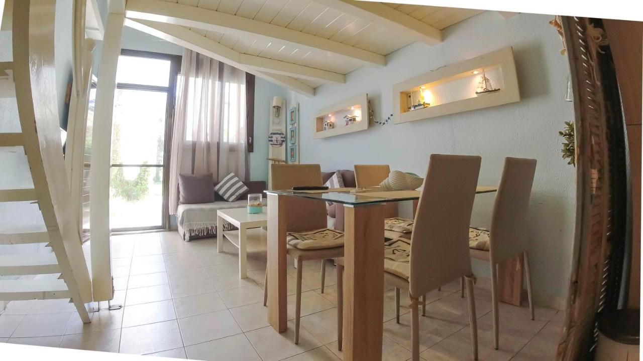 Modern Apartment 100M. From The Sea Skála Foúrkas المظهر الخارجي الصورة