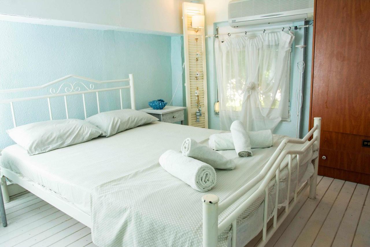 Modern Apartment 100M. From The Sea Skála Foúrkas المظهر الخارجي الصورة